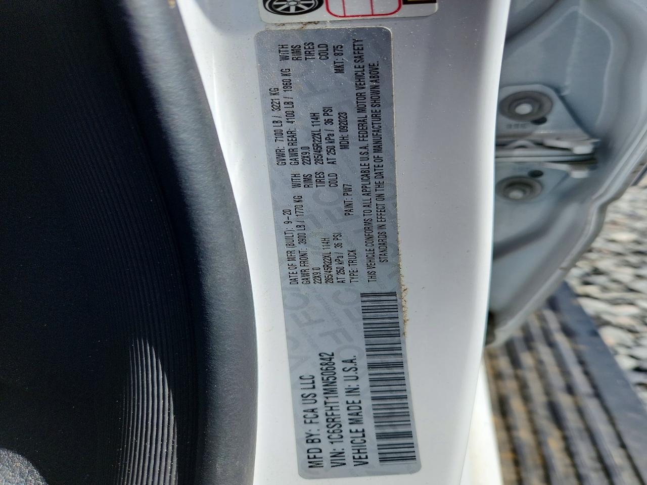 2021 RAM 1500