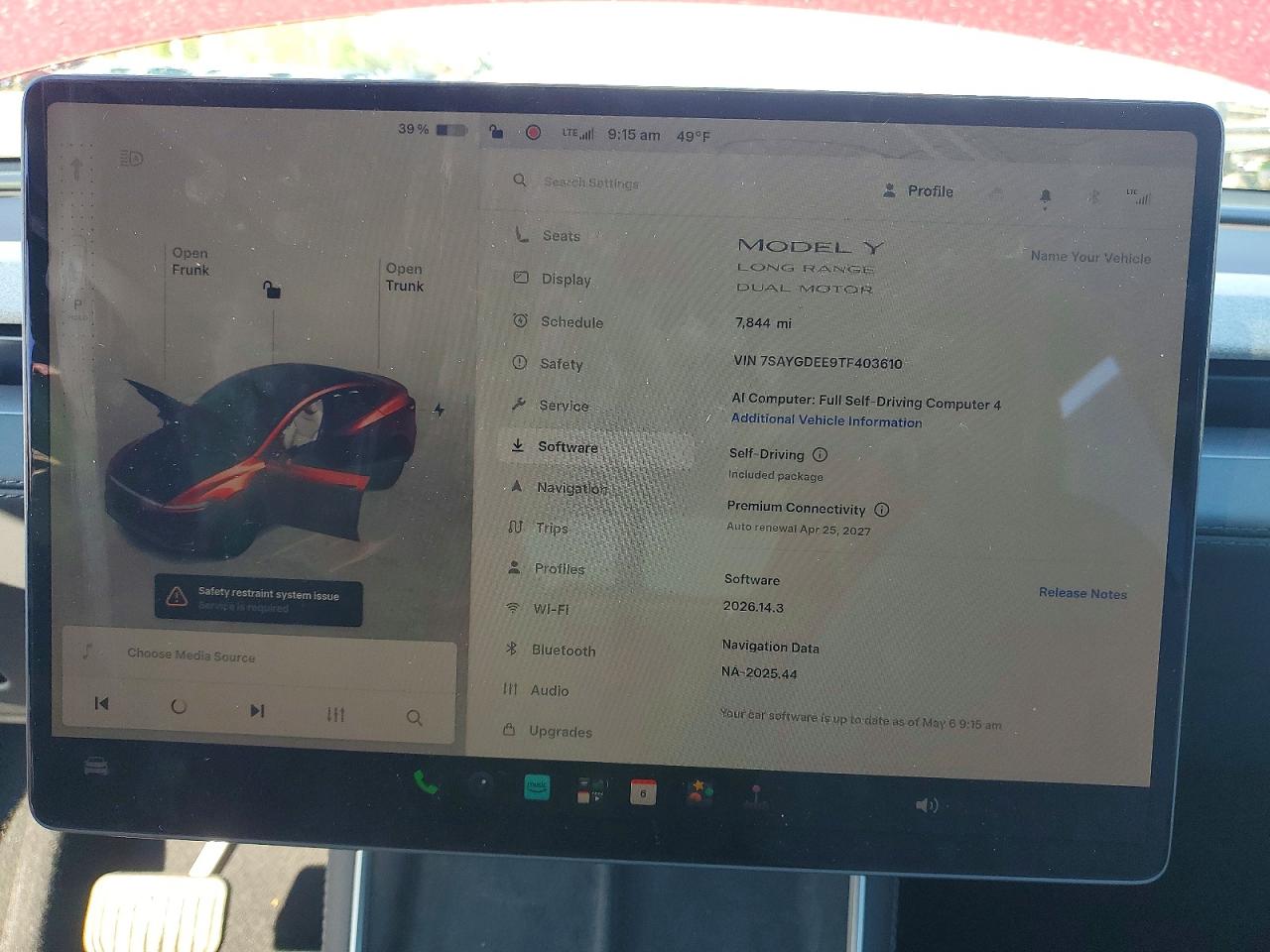2026 TESLA MODEL Y