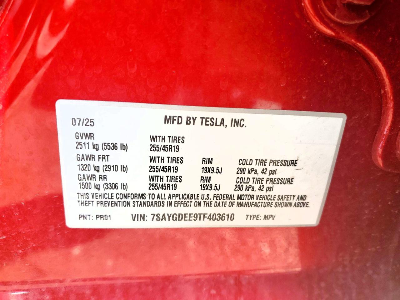 2026 TESLA MODEL Y