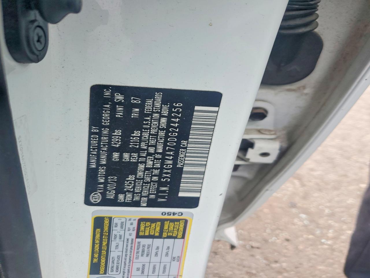 2013 KIA OPTIMA