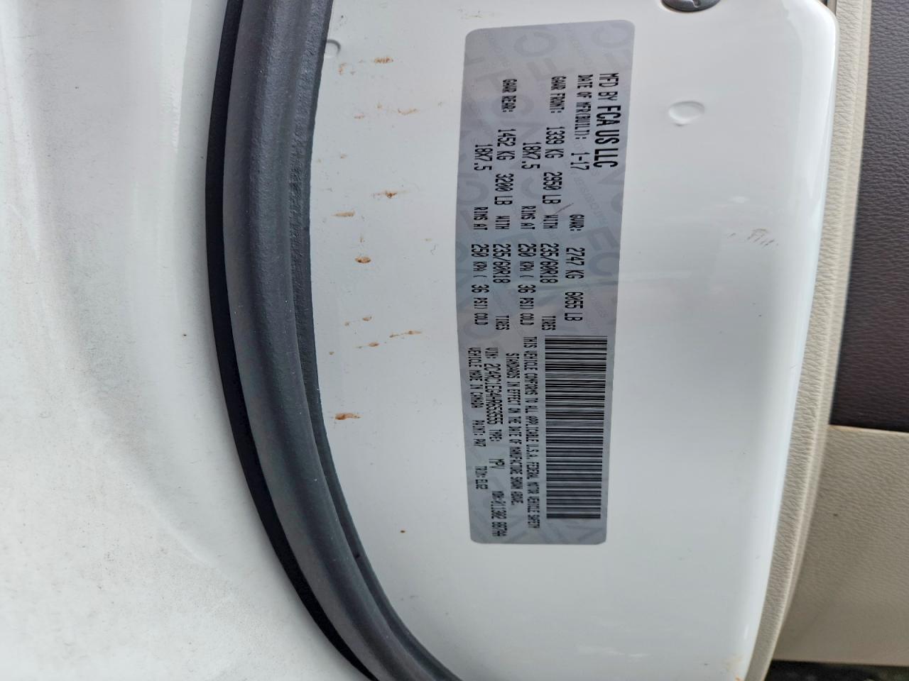 2017 CHRYSLER PACIFICA