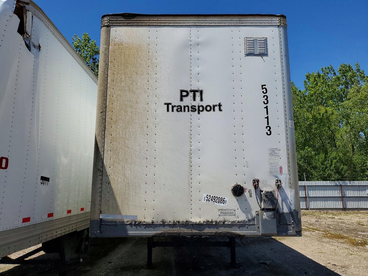 2018 VANGUARD TRAILER DRY FREIGH