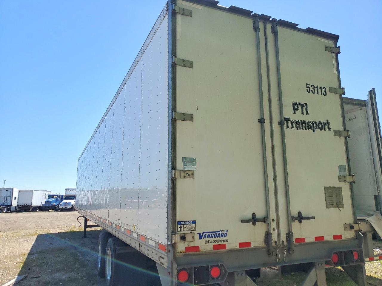 2018 VANGUARD TRAILER DRY FREIGH