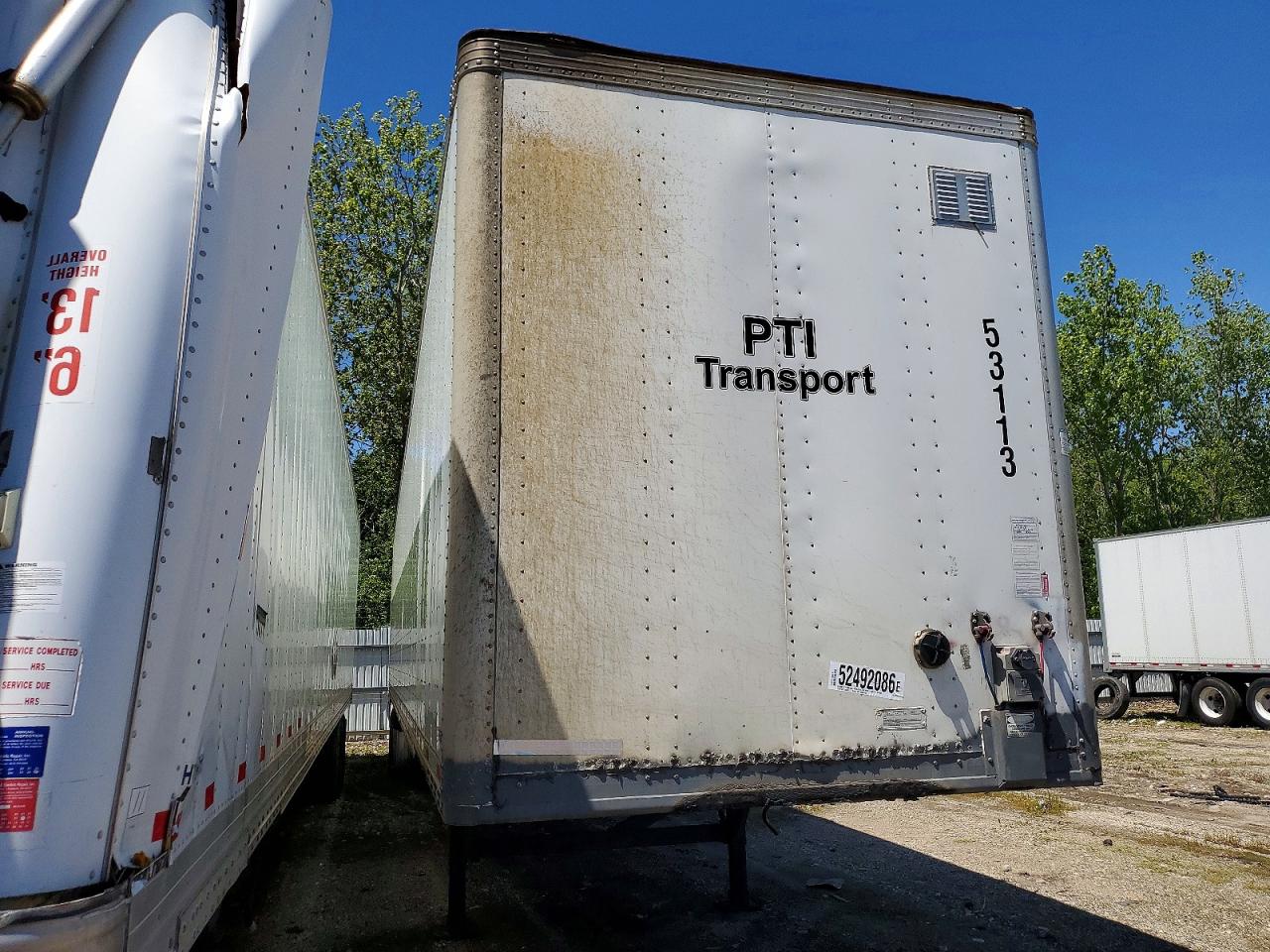 2018 VANGUARD TRAILER DRY FREIGH