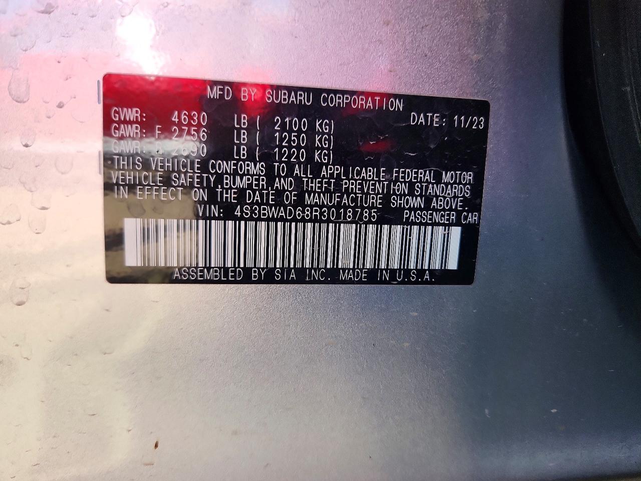 2024 SUBARU LEGACY