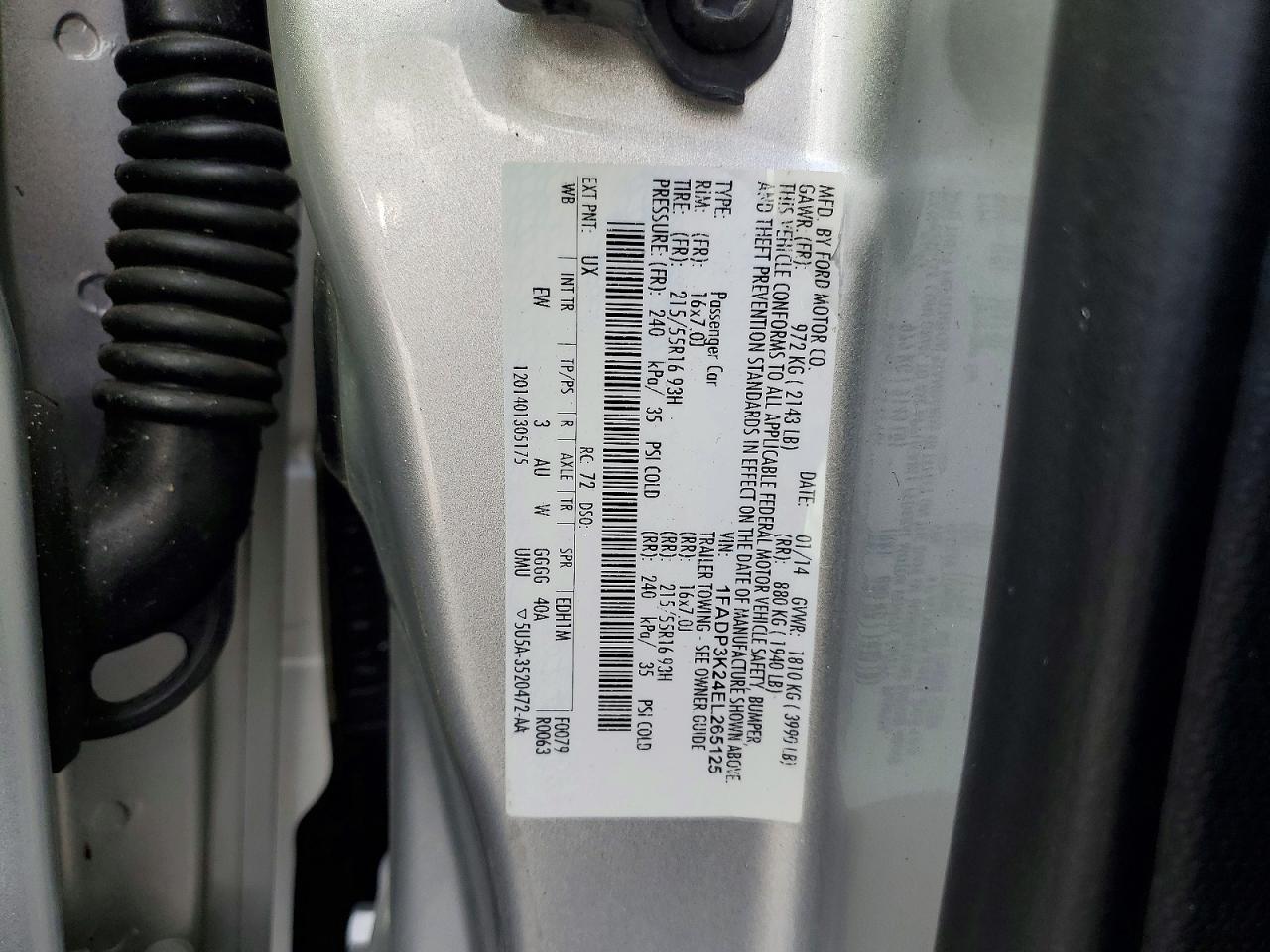2014 FORD FOCUS