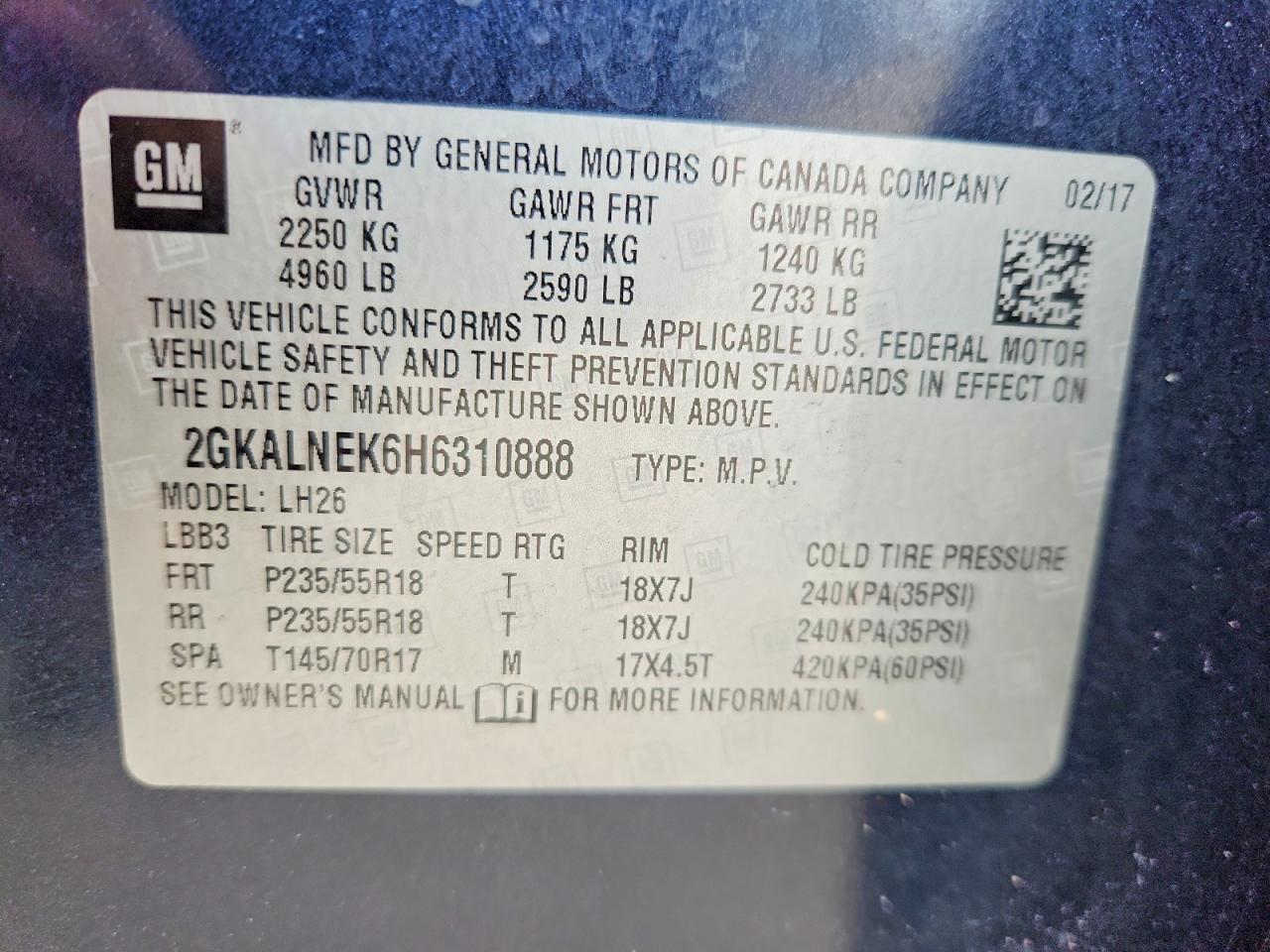 2017 GMC TERRAIN