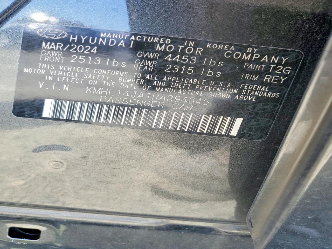2024 HYUNDAI SONATA