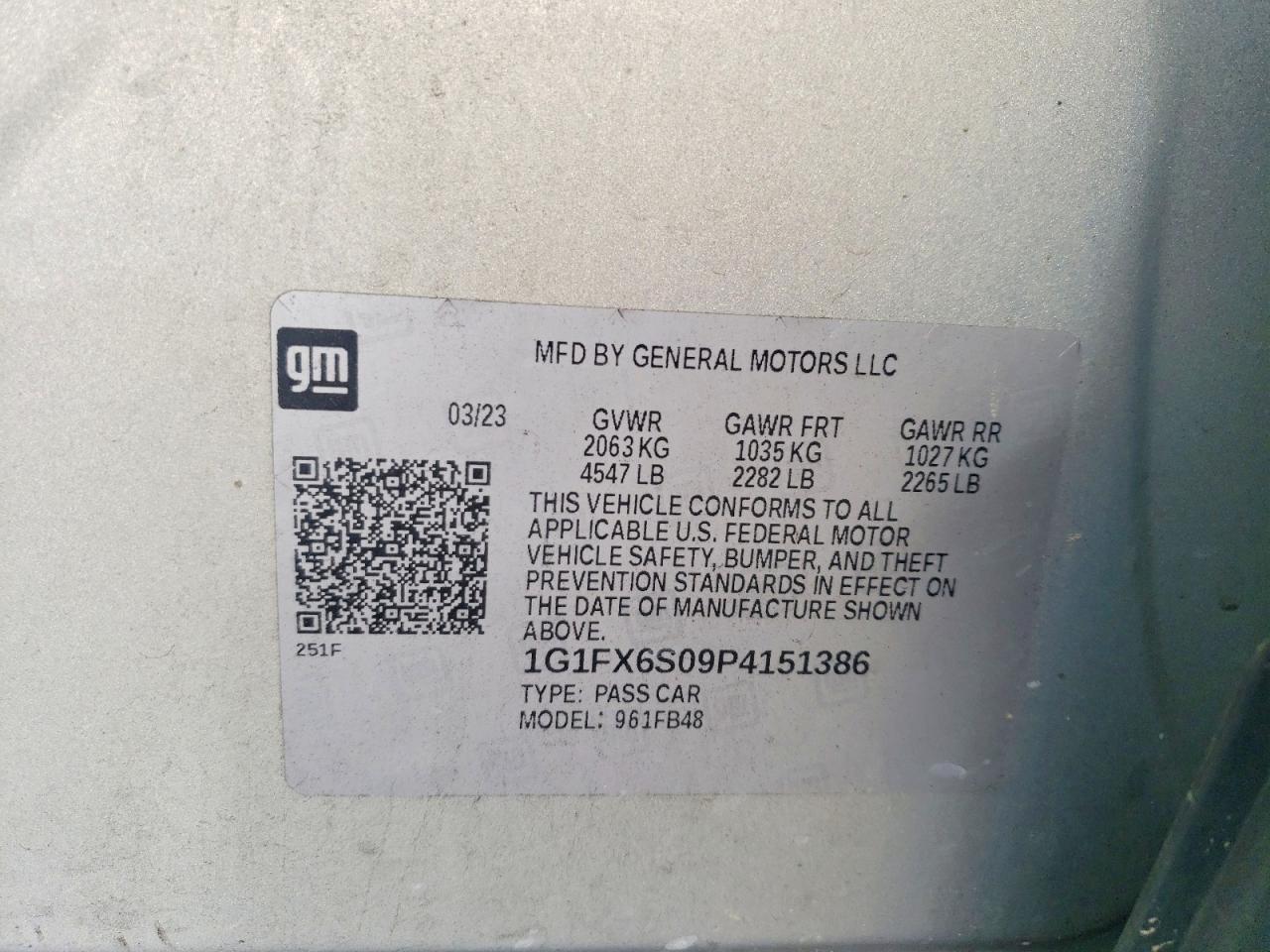 2023 CHEVROLET BOLT