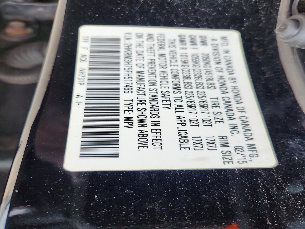 2015 HONDA CRV