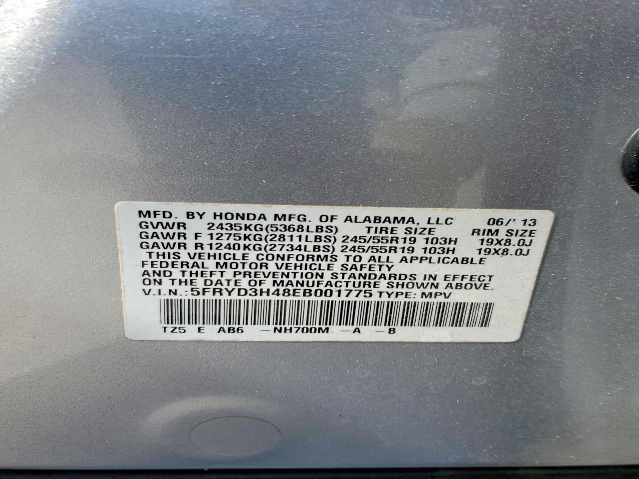 2014 ACURA MDX