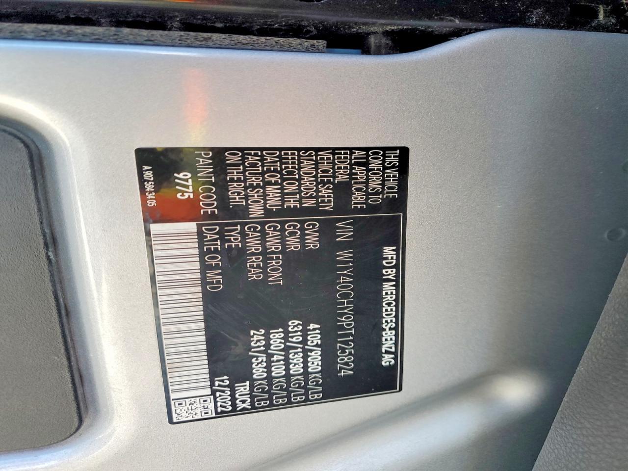 2023 MERCEDES BENZ SPRINTER