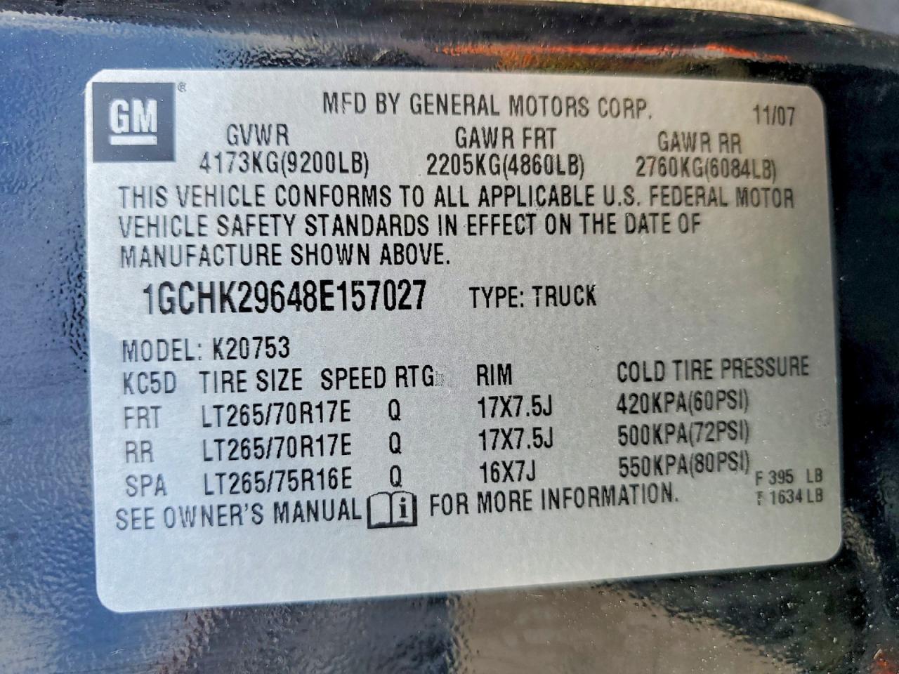 2008 CHEVROLET ALL Models