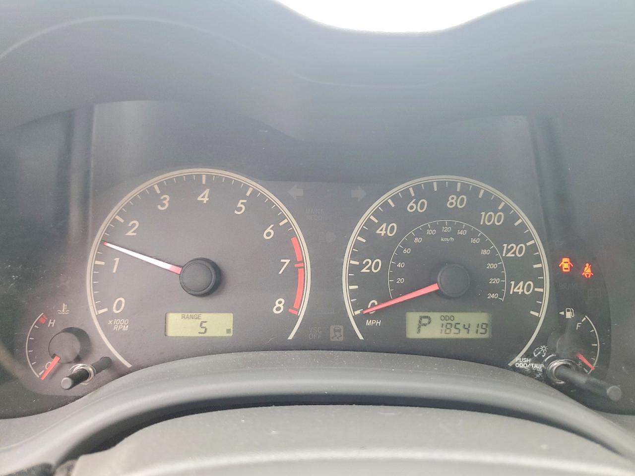 2009 TOYOTA COROLLA