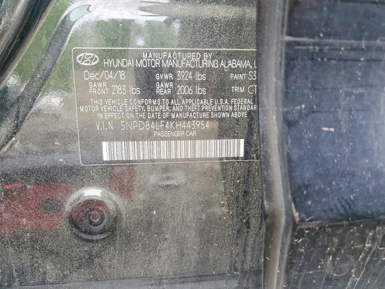 2019 HYUNDAI ELANTRA