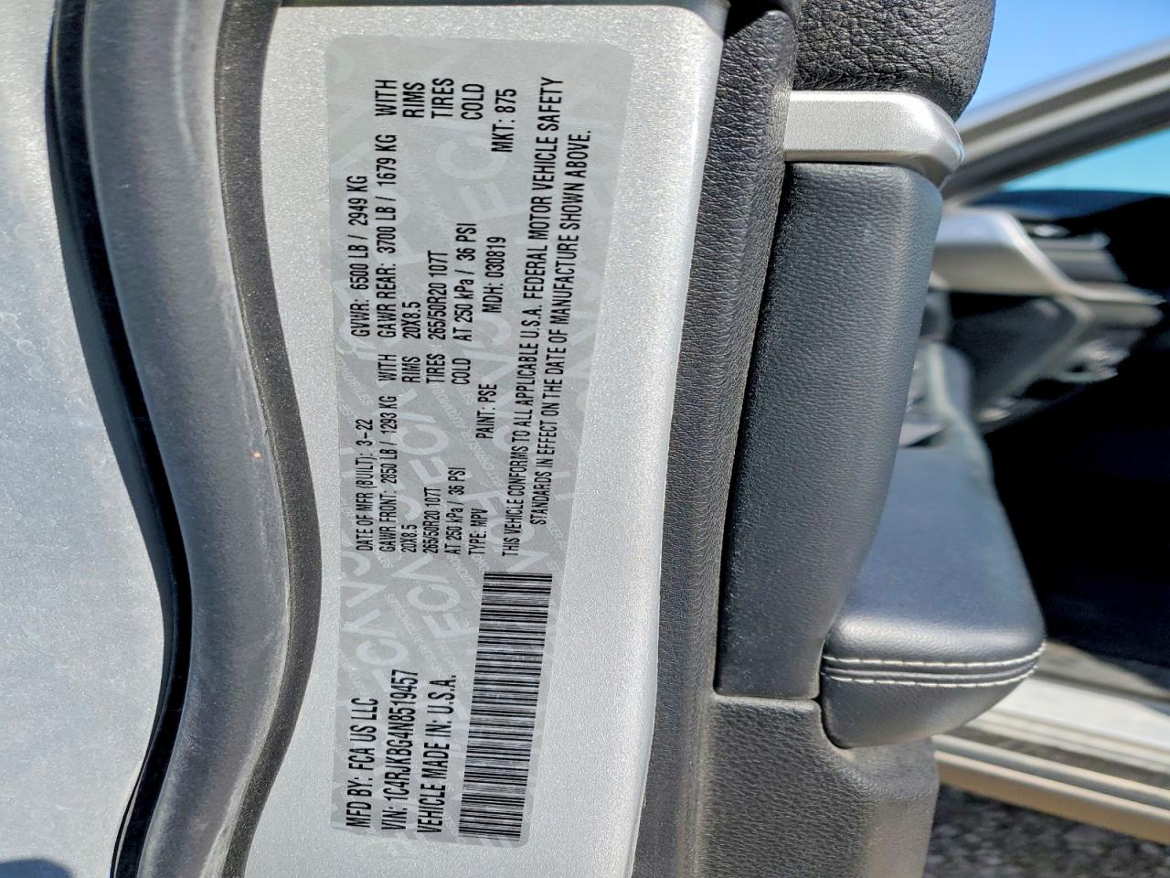 2022 JEEP CHEROKEE