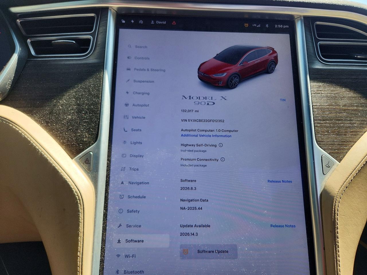 2016 TESLA MODEL X