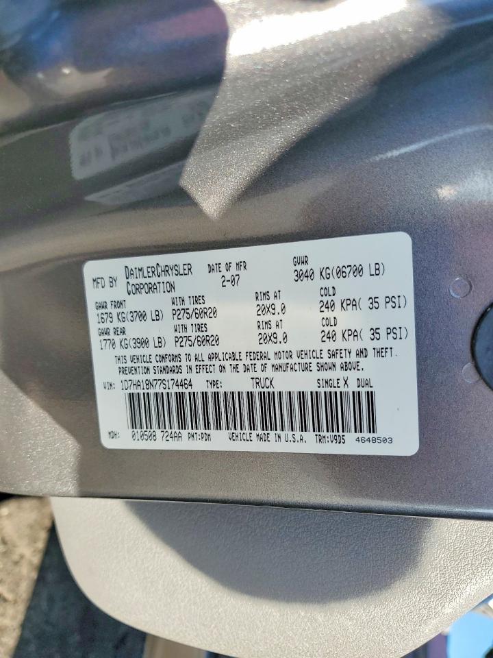 2007 DODGE RAM 1500