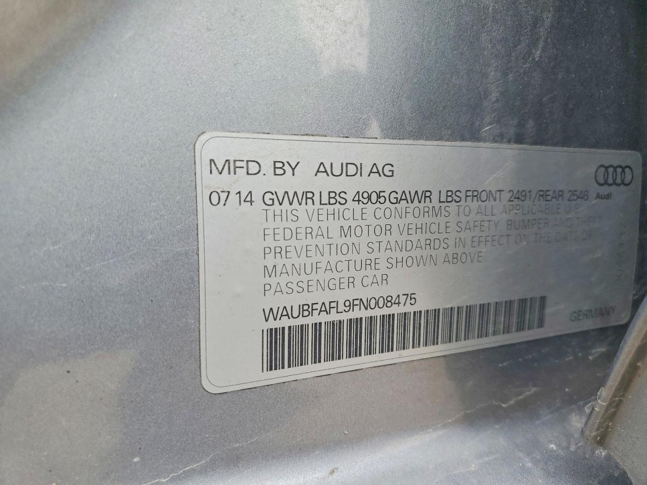 2015 AUDI A4