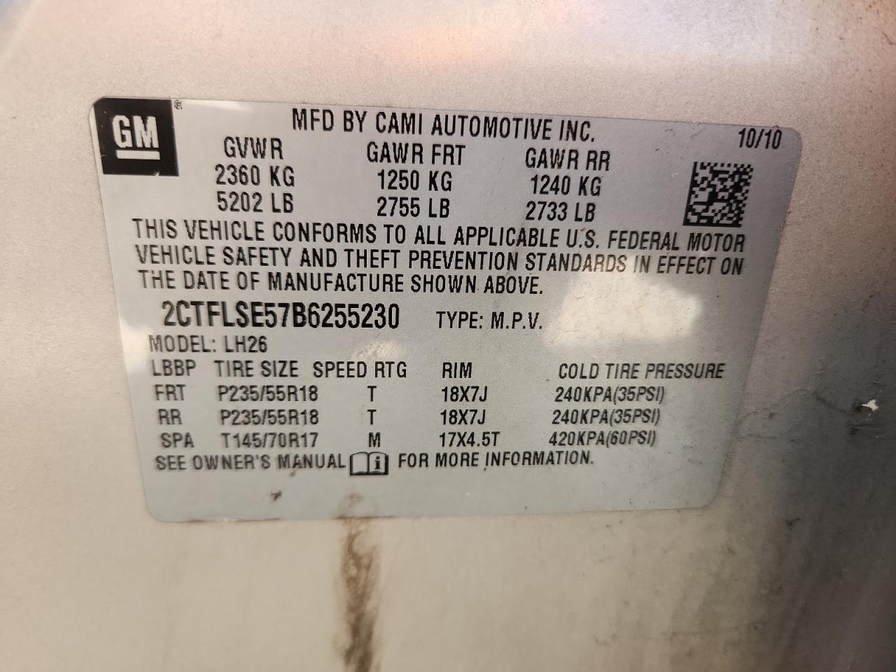 2011 GMC TERRAIN