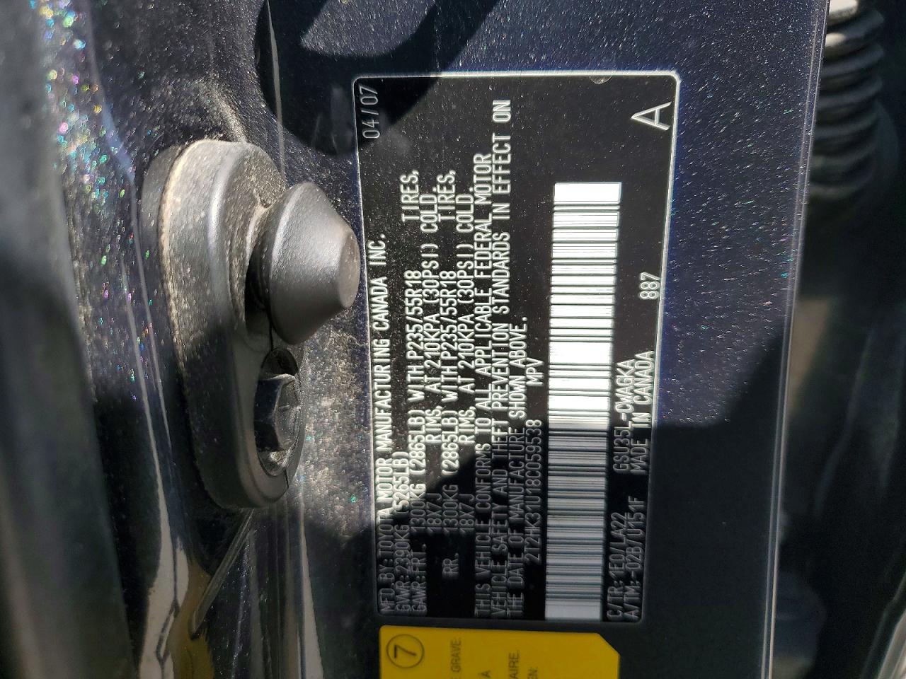 2008 LEXUS RX350