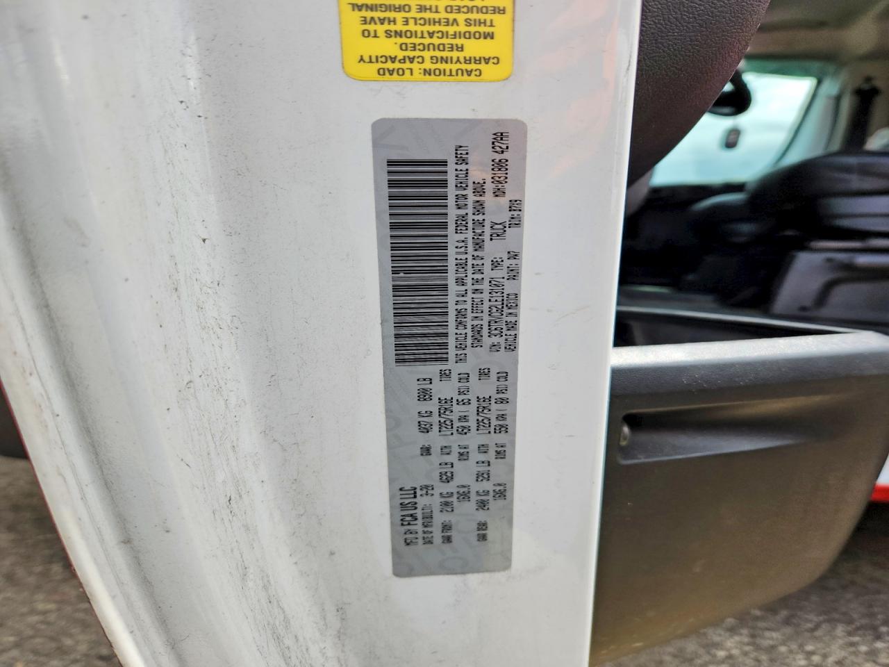 2020 RAM PROMASTER