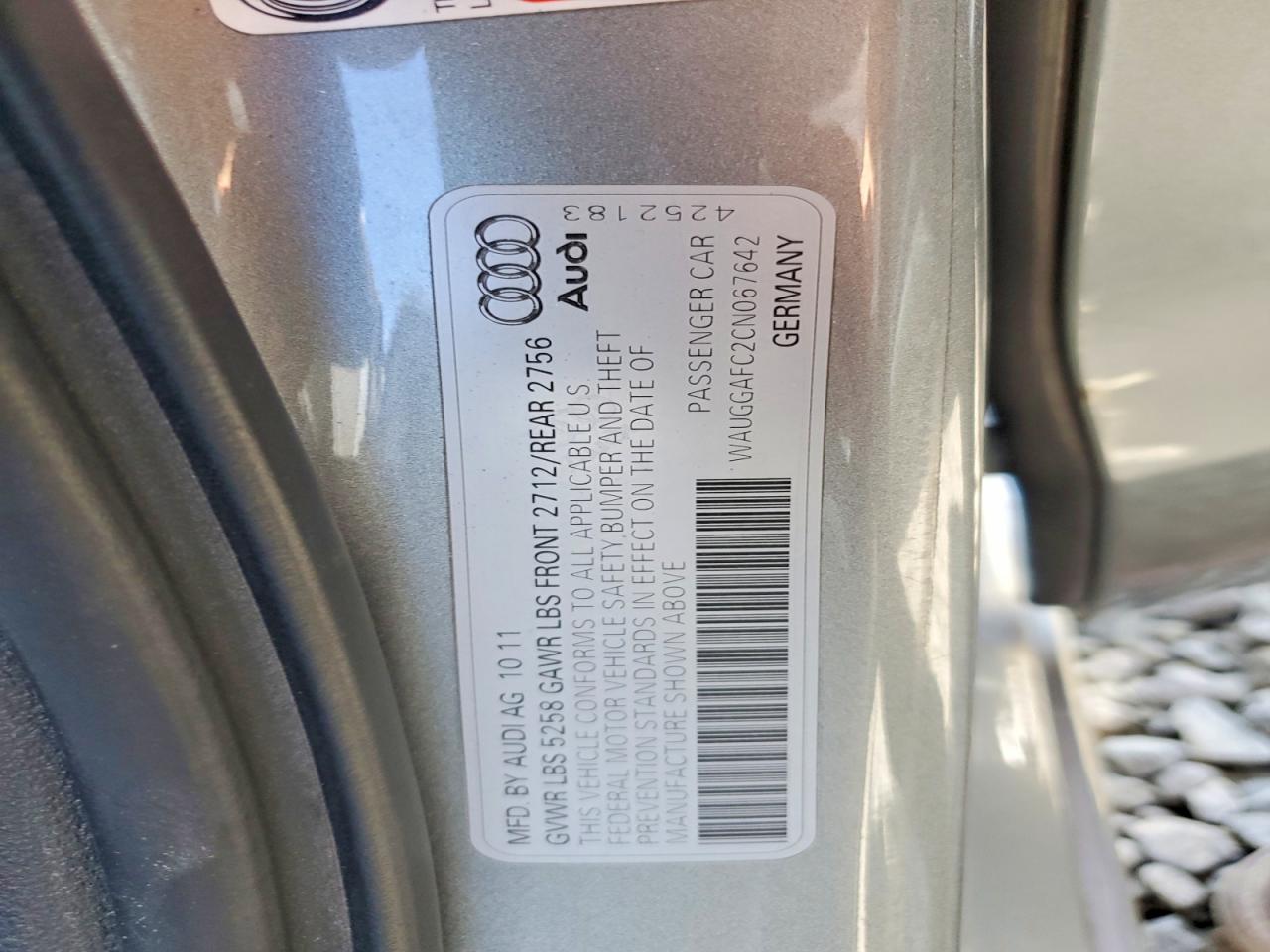 2012 AUDI A6