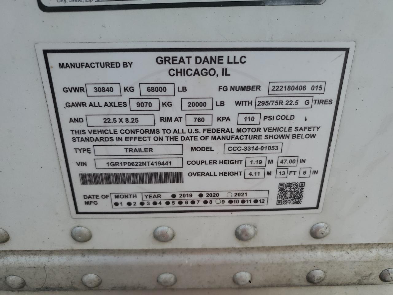 2022 GREAT DANE ALL Models