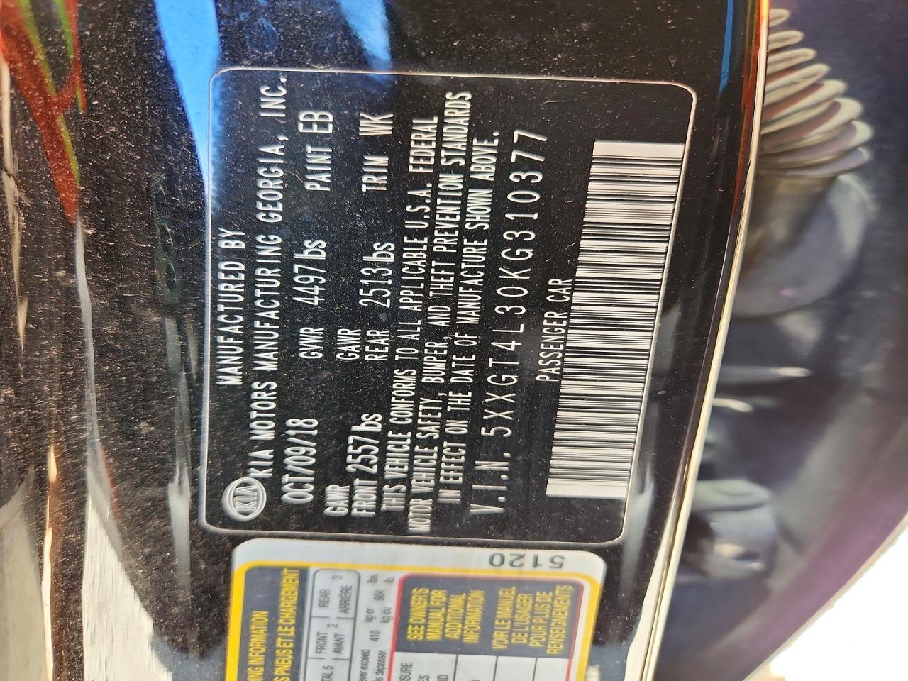 2019 KIA OPTIMA