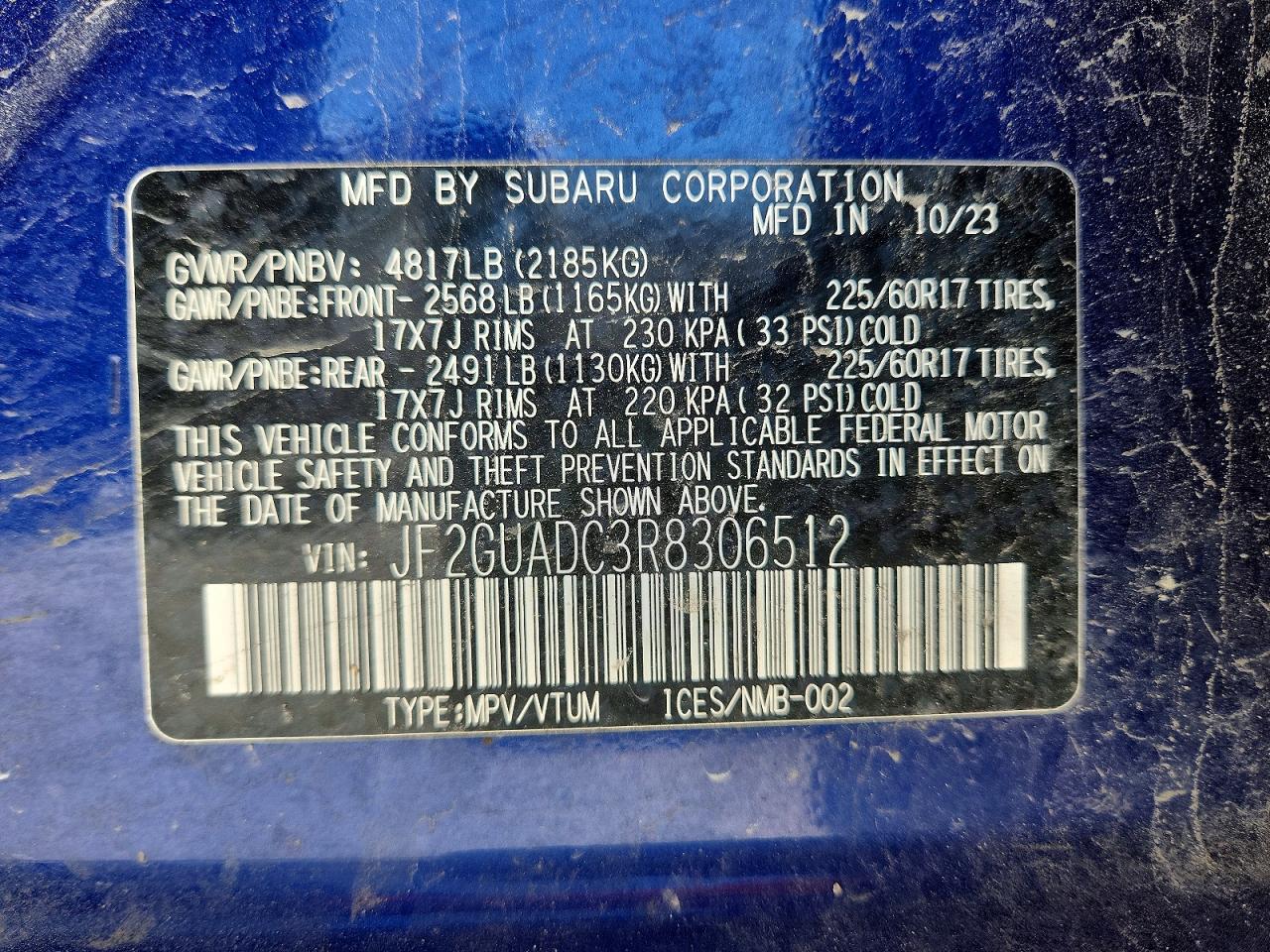 2024 SUBARU CROSSTREK