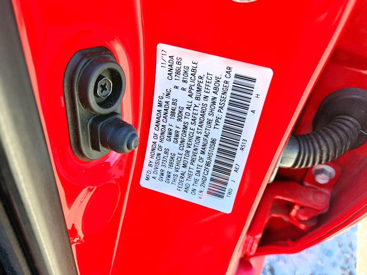 2018 HONDA CIVIC