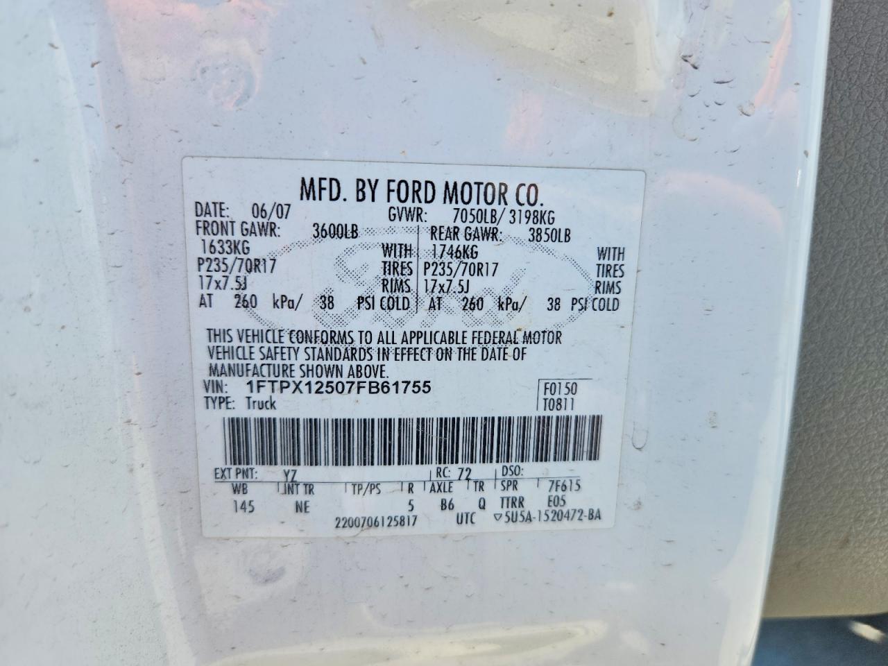 2007 FORD All Models