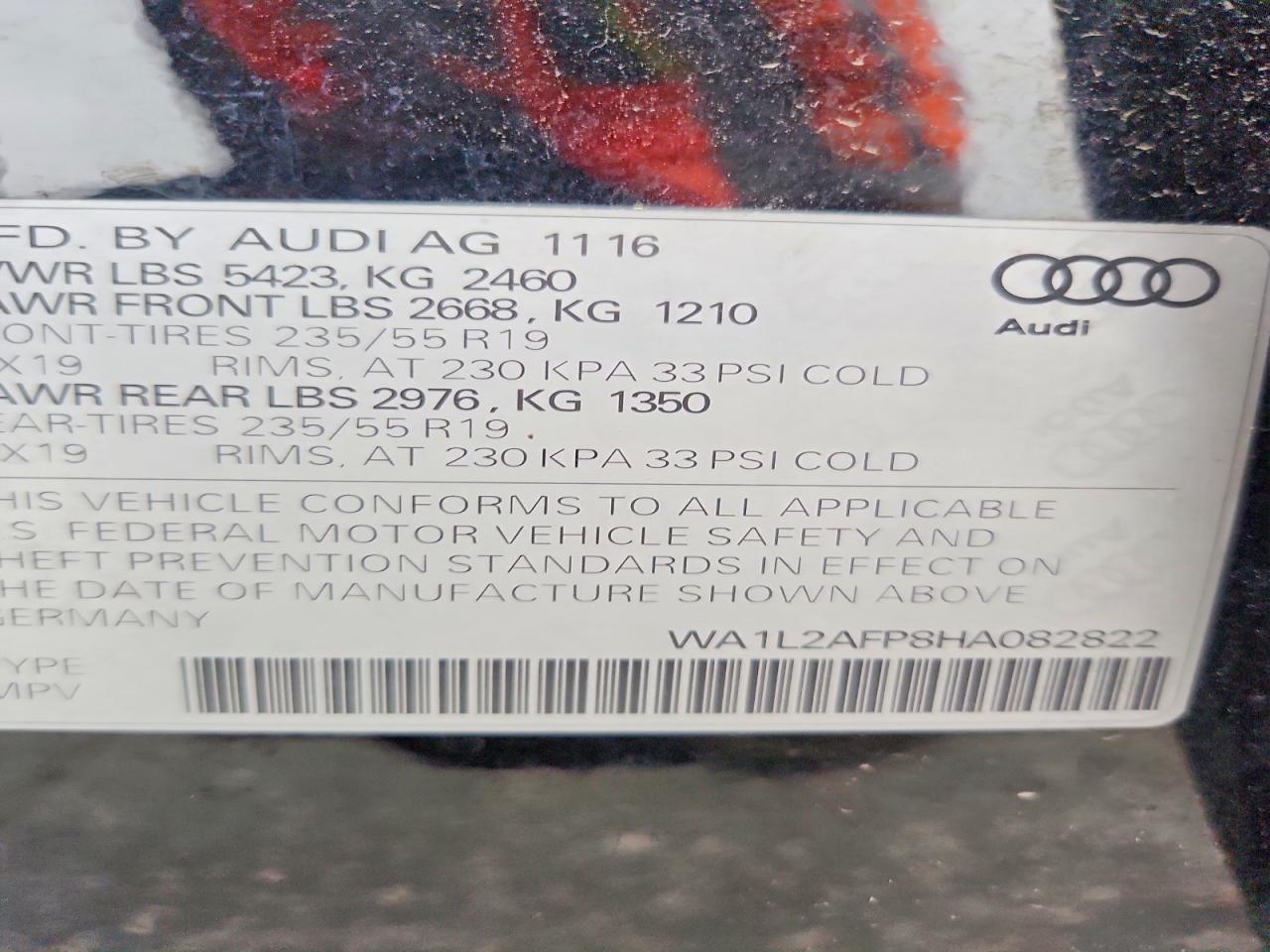 2017 AUDI Q5