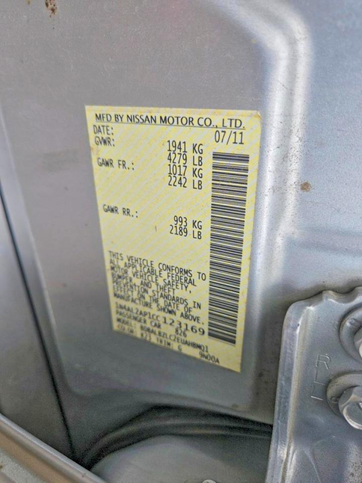 2012 NISSAN ALTIMA
