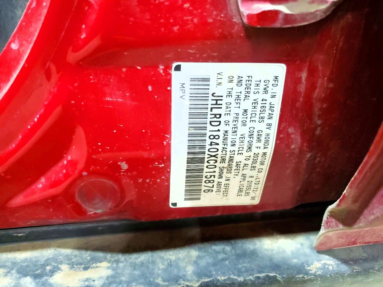 1999 HONDA CRV