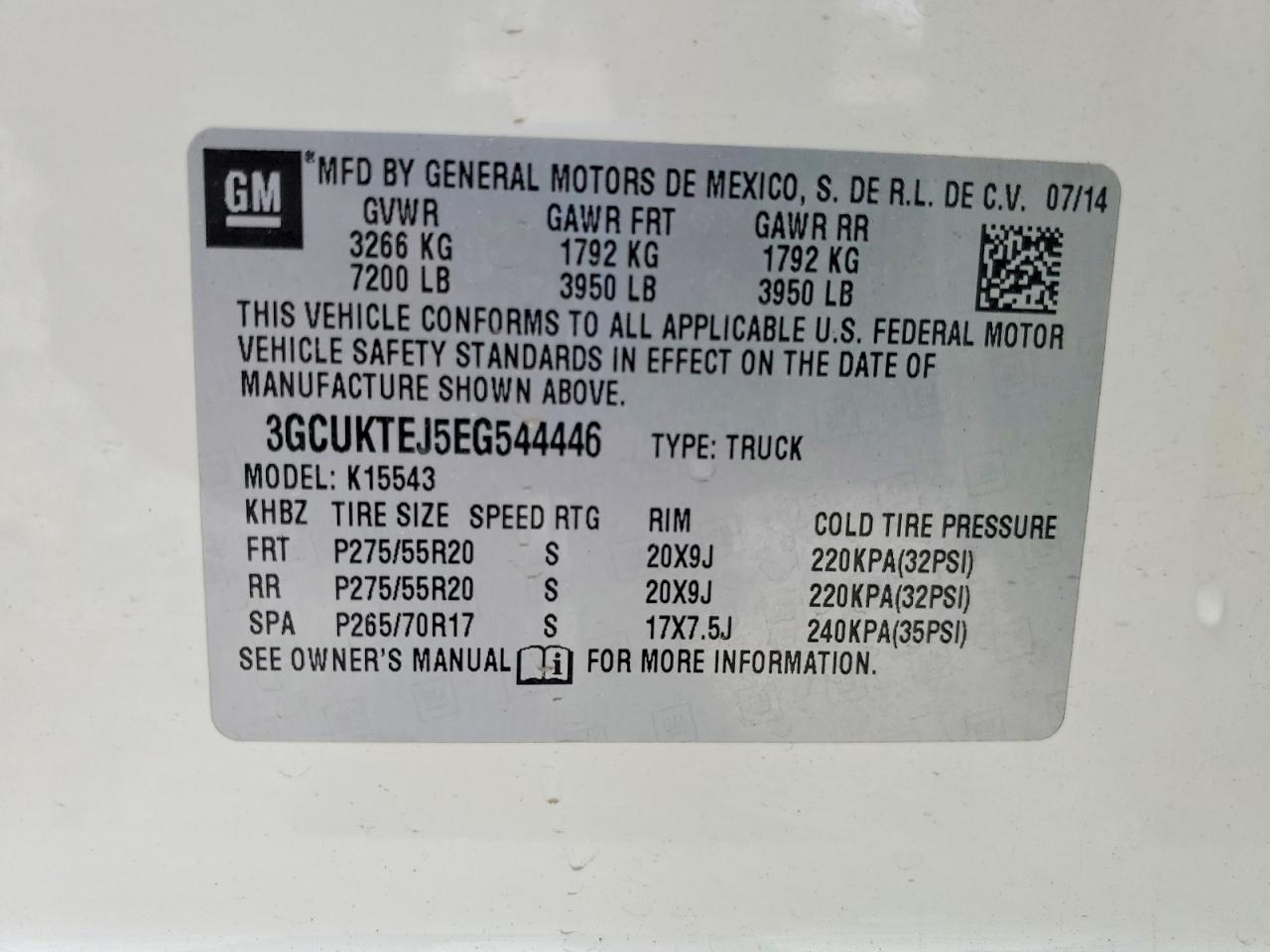 2014 CHEVROLET SILVERADO