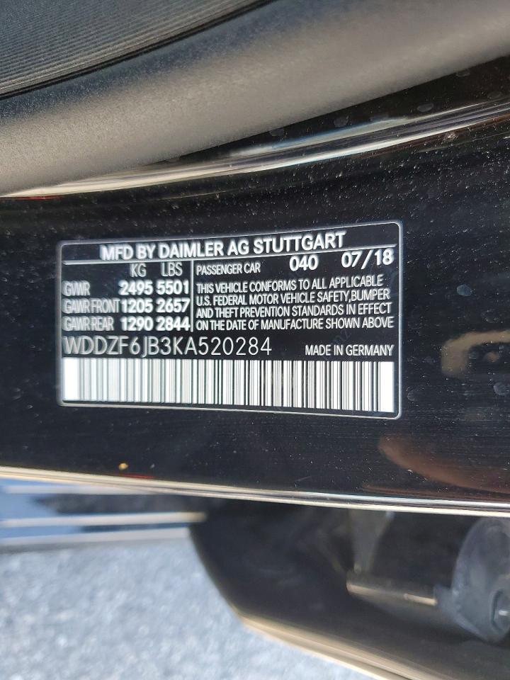2019 MERCEDES-BENZ E-CLASS