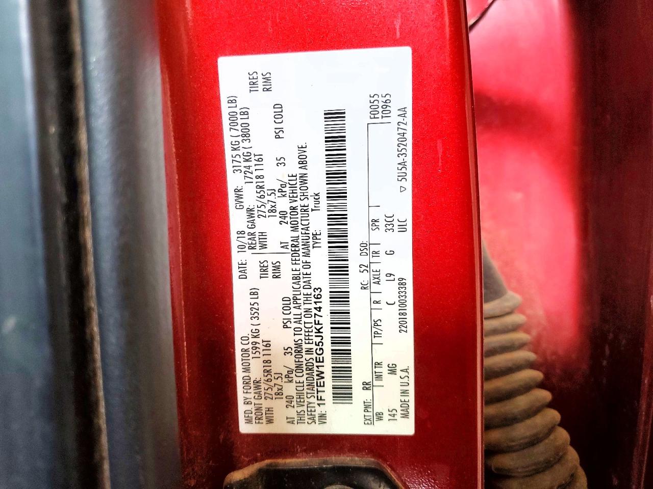 2018 FORD F150
