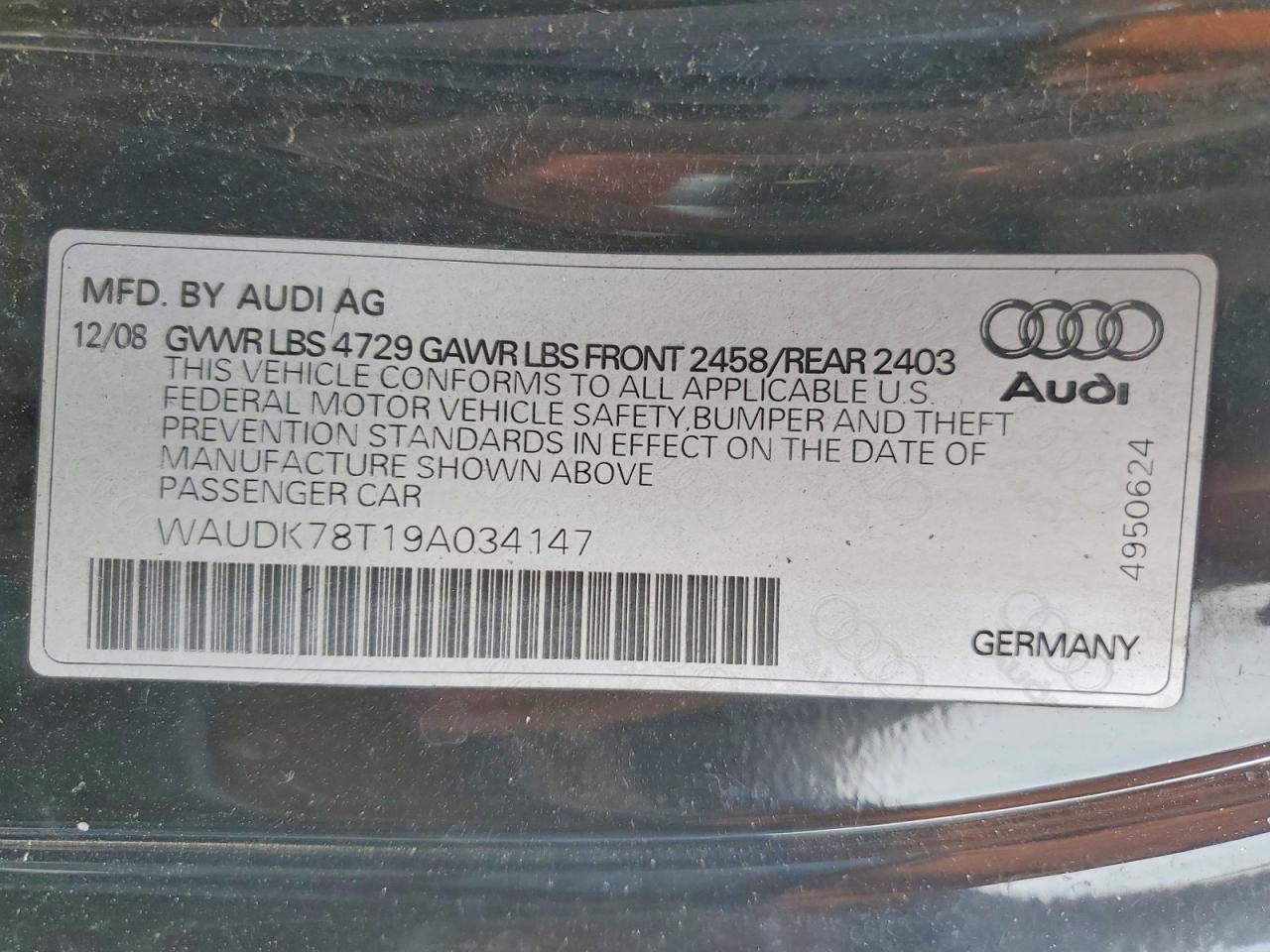 2009 AUDI A5