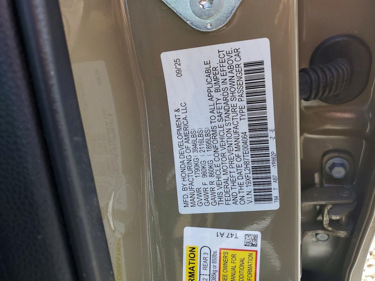 2026 HONDA CIVIC