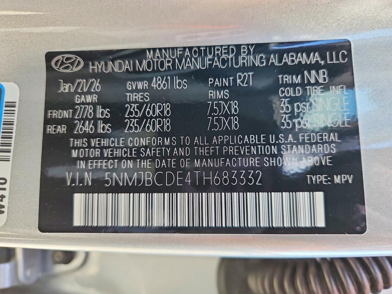 2026 HYUNDAI TUCSON