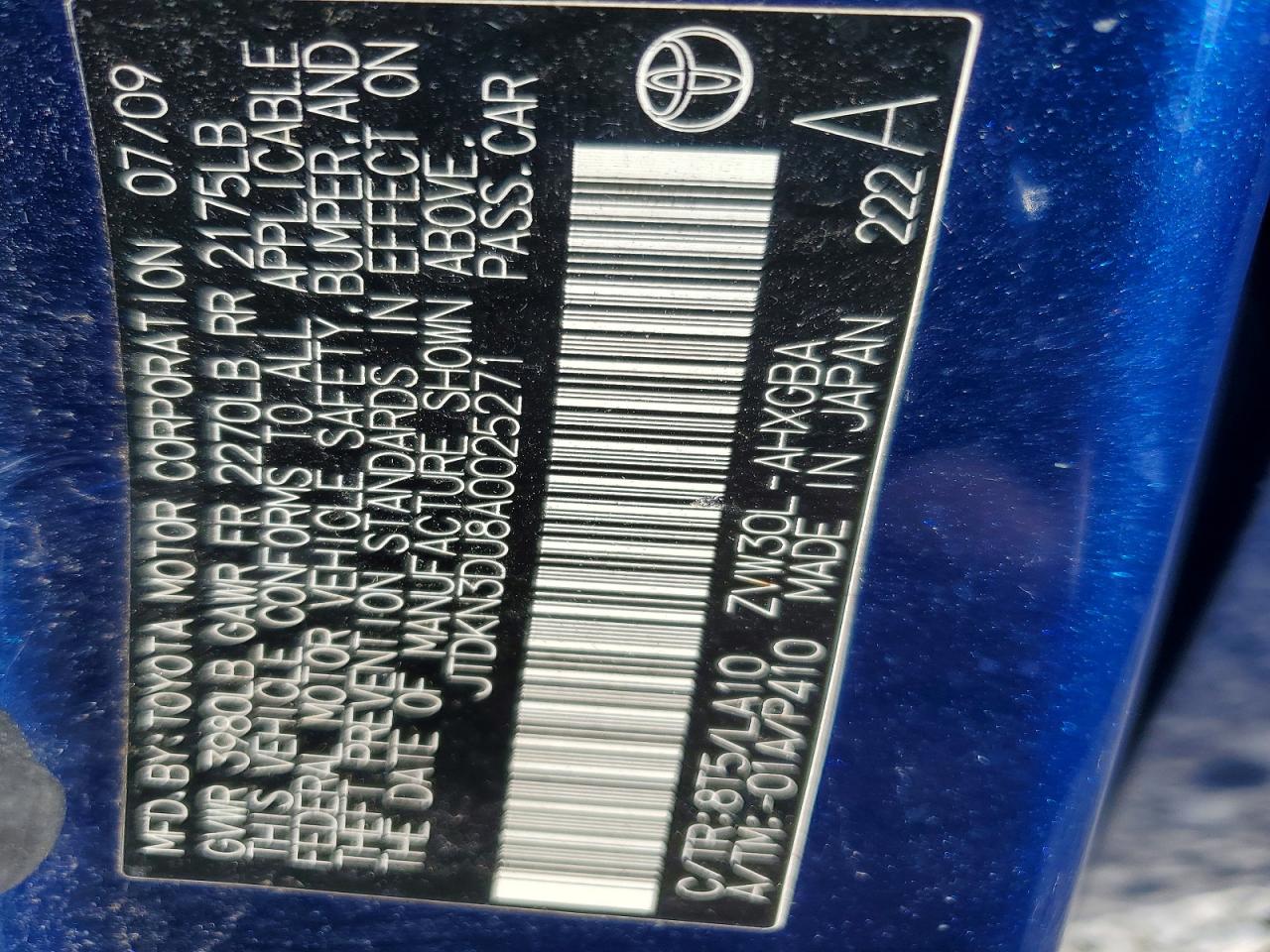 2010 TOYOTA PRIUS