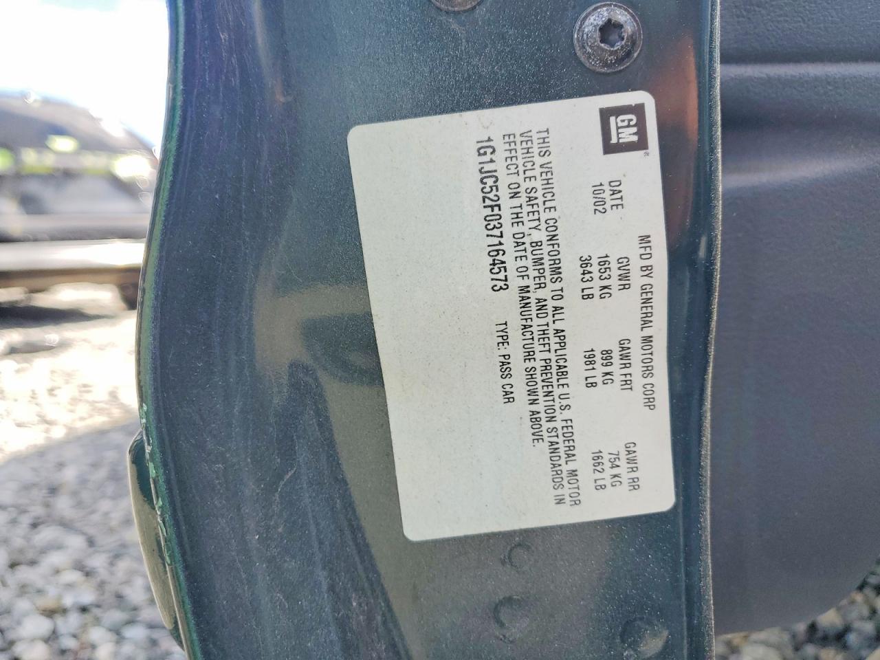 2003 CHEV CAVALIER