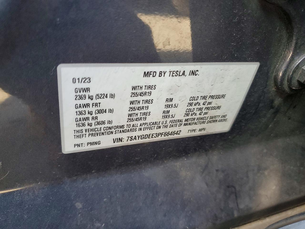 2023 TESLA MODEL Y