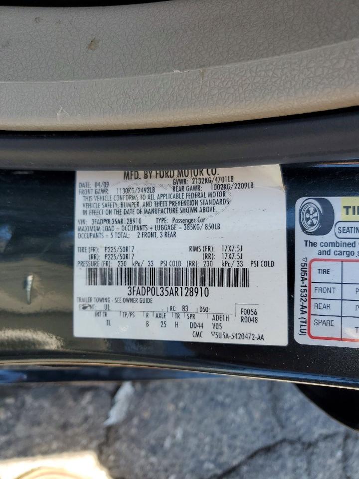 2010 FORD FUSION