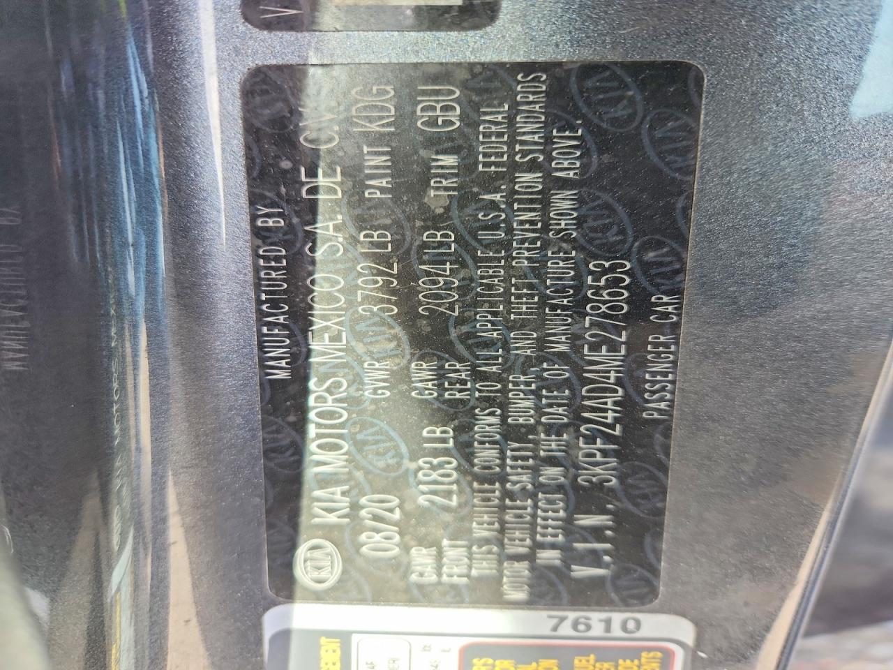 2021 KIA FORTE