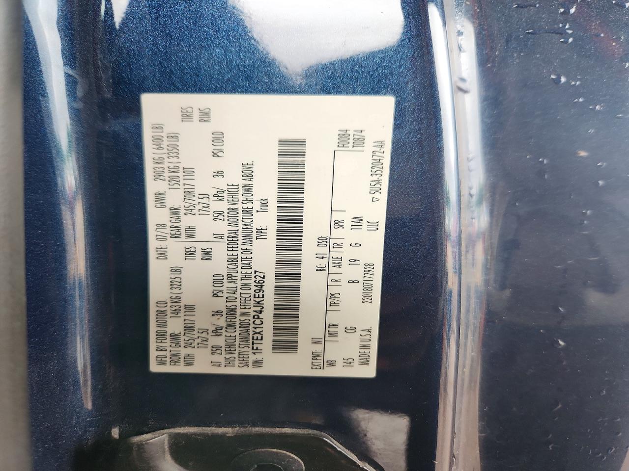 2018 FORD F150