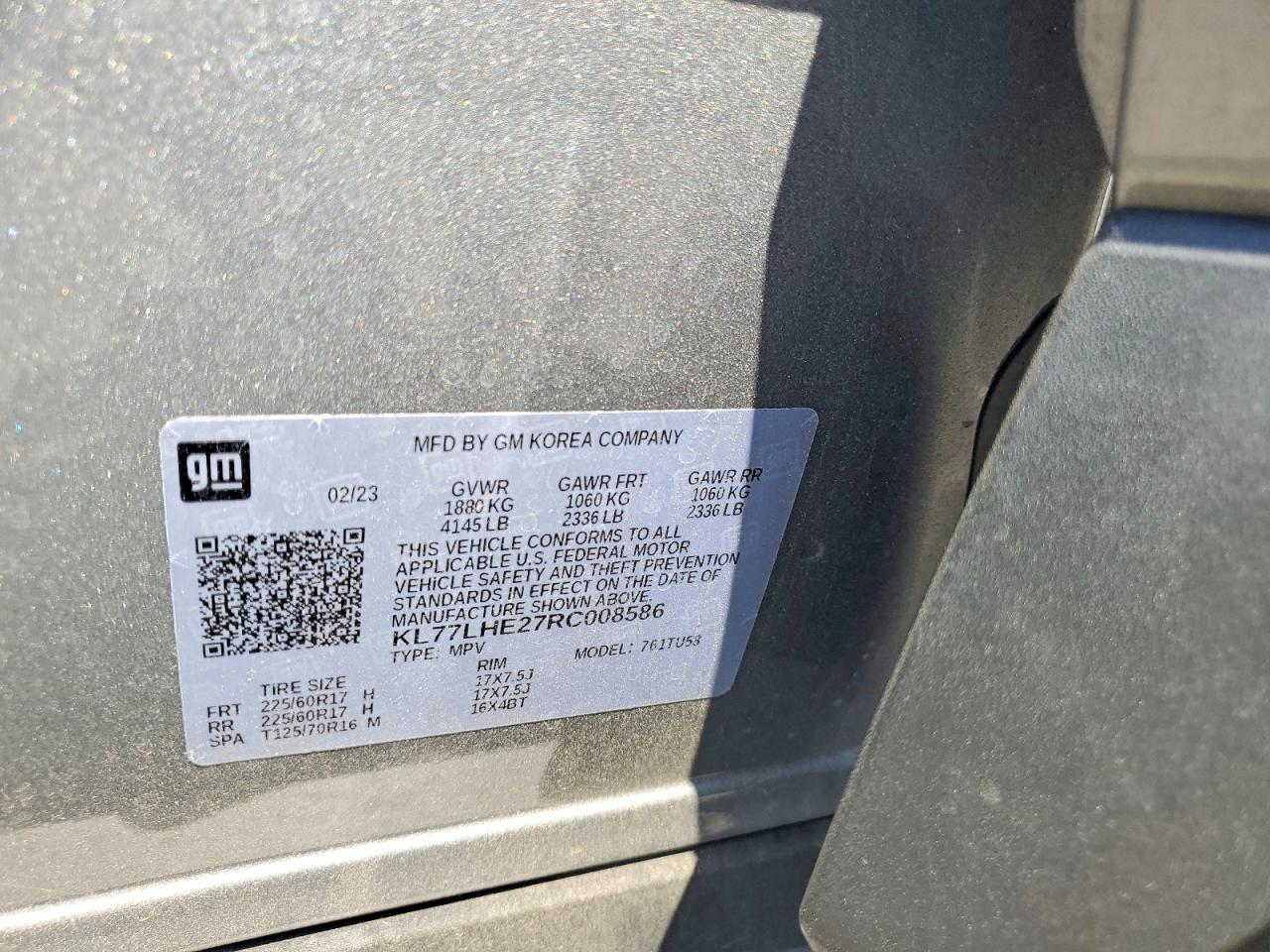 2024 CHEVROLET TRAX