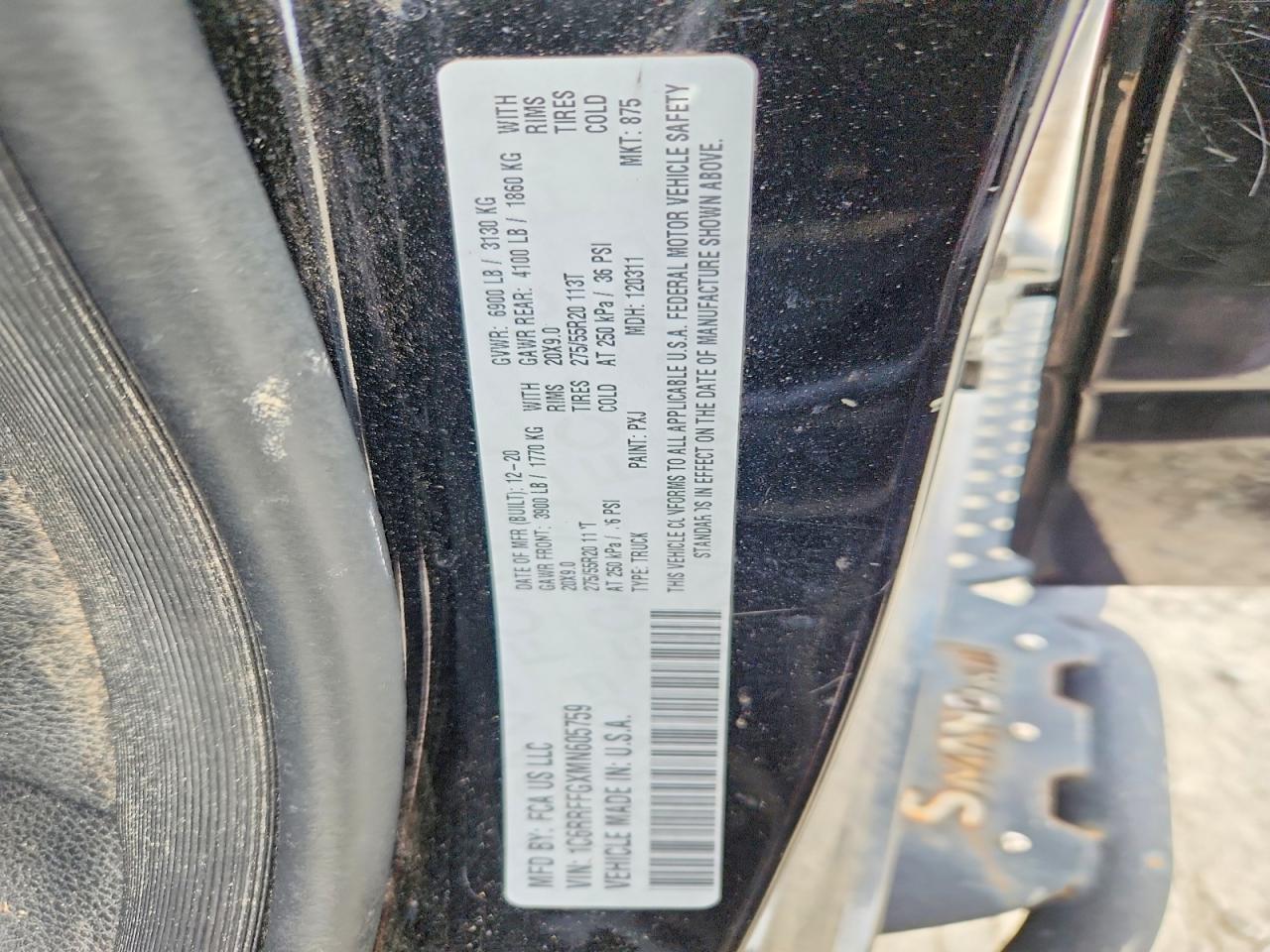 2021 RAM 1500