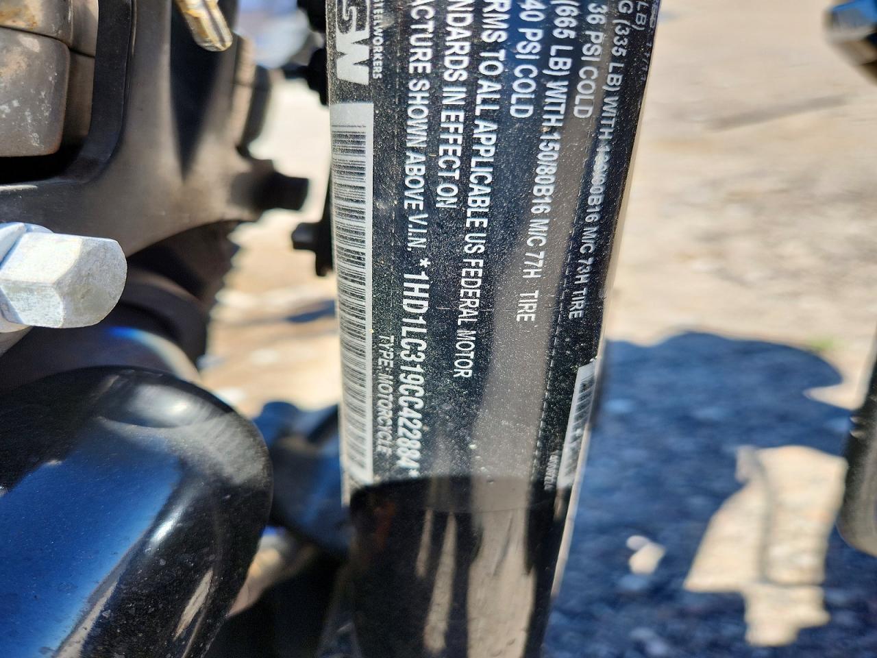 2012 HARLEY-DAVIDSON SPRTSTR120